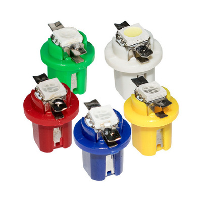 t5 b8.5 1smd LED汽车灯 示宽灯 中控台 5050 t5 b8 5d 仪表灯