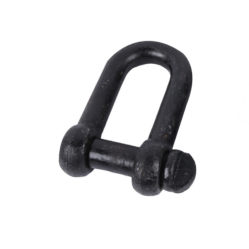 Heavy-duty tonnage large opening shackles, transport ship heavy-duty shackles, D-type shackles black lifting U-shaped connection links