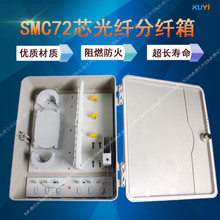 FTTH室內外SMC72芯光纖分纖箱樓層樓道抱掛桿壁掛 光纜配線箱