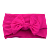 Children's nylon hair accessory with bow, headband, soft tights for early age, European style