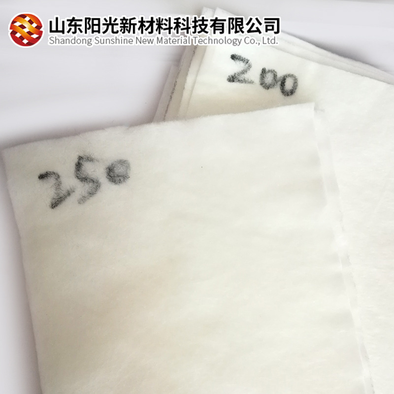 山东土工布针刺涤纶短纤公路养护透水过滤隔离支持定制无纺土工布