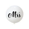 Cross -border S -Sale 36 -inch latex gas ball ball MR MR MRS latex wedding wedding party decorative balloon