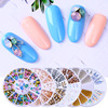 Jewelry, metal nail decoration, accessory for nails, wholesale