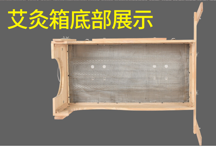Wooden Moxibustion Box Portable Multi-Position Moxa Burner for Home and Wellness Studio Use quality and texture