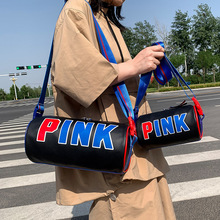 PINK旅行包运动包健身包印花手提单肩包logo大容量收纳包