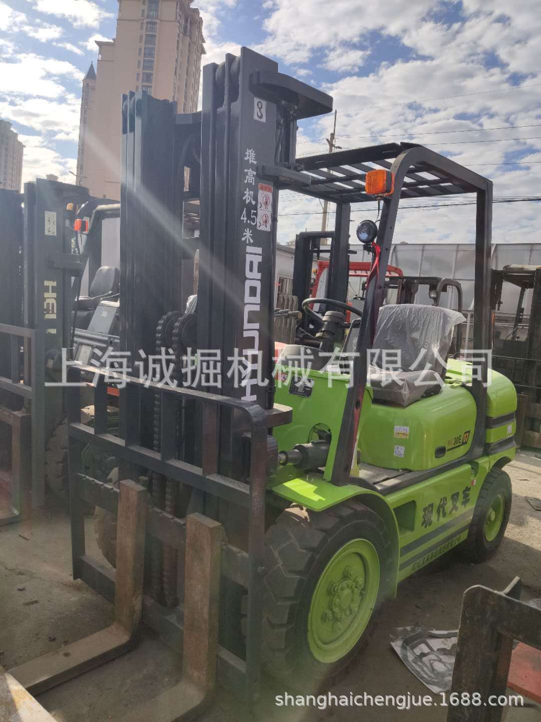 二手现代3吨小叉车 合力2.5吨柴油叉车