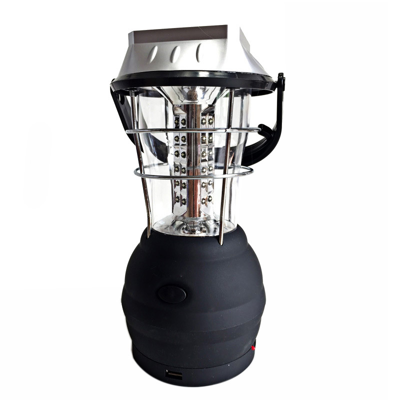 猎虎太阳能露营灯 太阳能马灯 手摇发电应急灯 野营灯帐篷灯批发