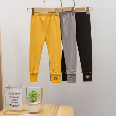 2020 Autumn Children's clothing new pattern girl Autumn Little Bear Pretty wild Leggings trousers Boy pants On behalf of