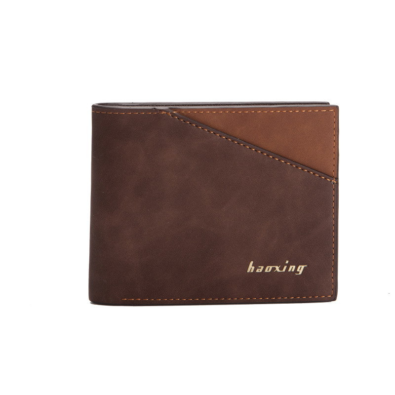 Suministro transfronterizo de los hombres de la nueva línea de costura de la cartera de la PU de los hombres de suministro transfronterizo de la cartera de la PU de los hombres