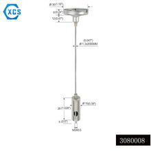 热销推荐 灯饰配件锁线器 灯具钢丝绳配件 钢丝绳吊码 万向头配件