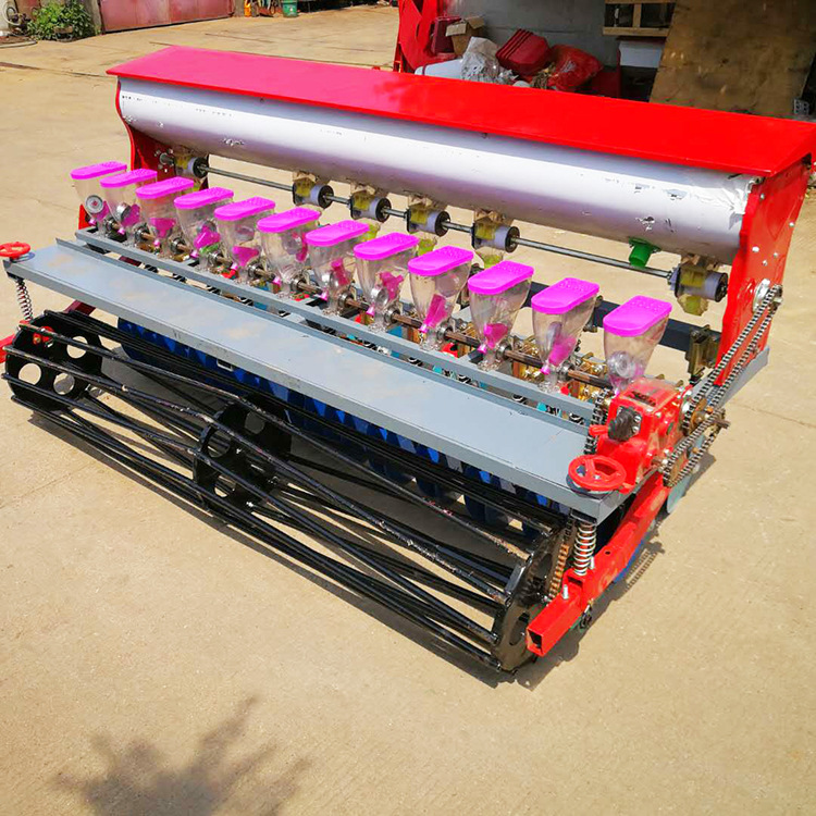 12行圆盘洋葱播种机小颗粒蔬菜苜蓿草播种机6行免耕高粱精播机