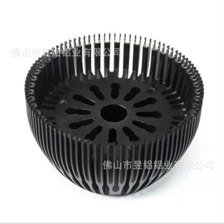 铝合金厂家定做生产太阳花散热器铝型材CPU电路板电源盒散热铝片