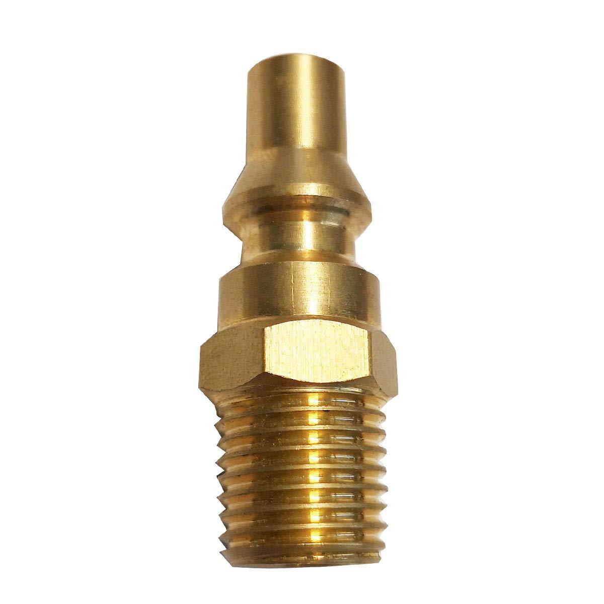 北美房车配件1/4"快速接头用公插头丙烷气体快速连接适配器