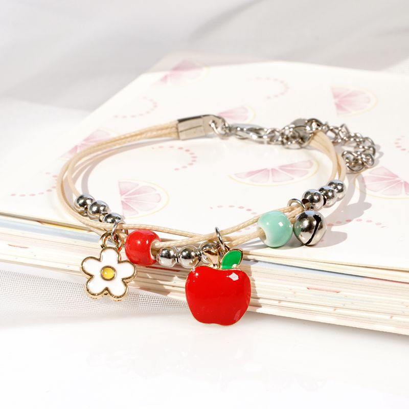 Simple Style Fruit Alloy Flowers Bracelets display picture 15