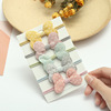 Cloth with bow, hairgrip, universal case, hair rope, accessory, Korean style, simple and elegant design, wholesale