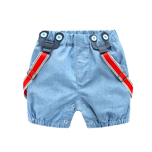 New summer gentleman's clothing for baby boys Cross-border printed romper suit Bow tie short-sleeved overalls romper suit