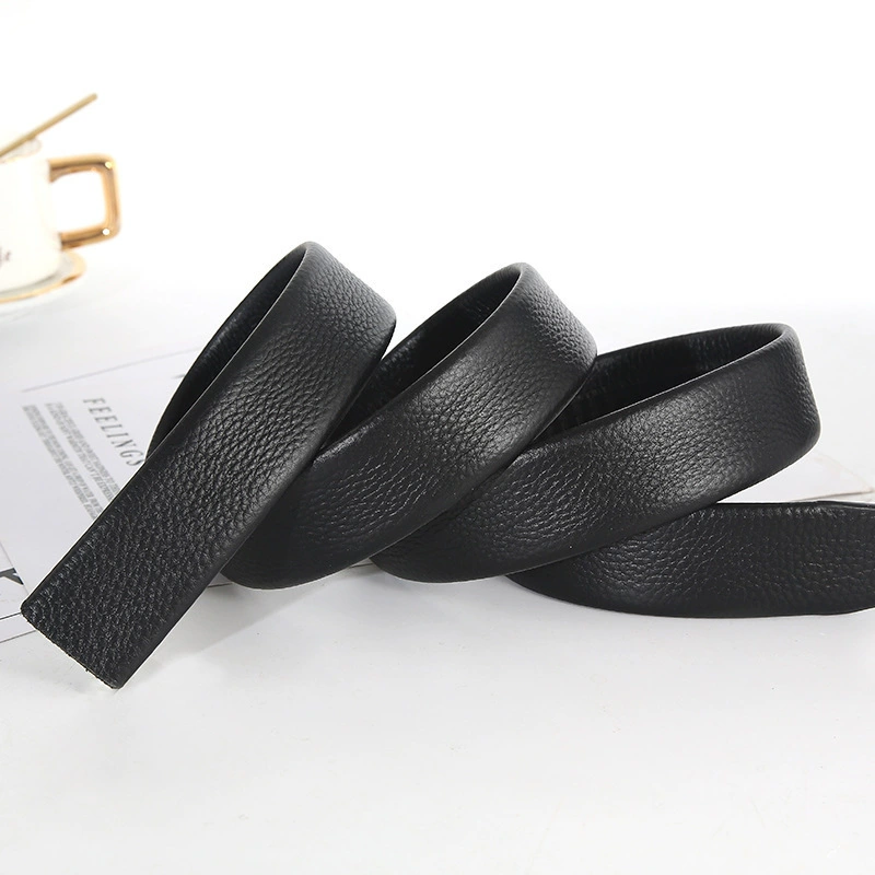 Leather automatic belt, tape, cowhide, genuine leather