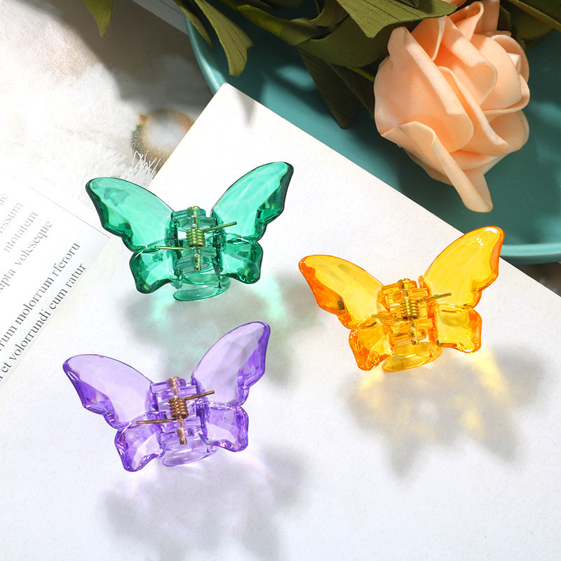 Fashion Butterfly Arylic Butterfly Hair Clip 1 Piece2