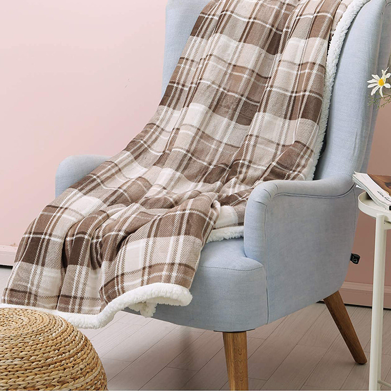 便携式春秋毛毯四季小毯小孩盖毯秋护膝毯披肩午睡毯