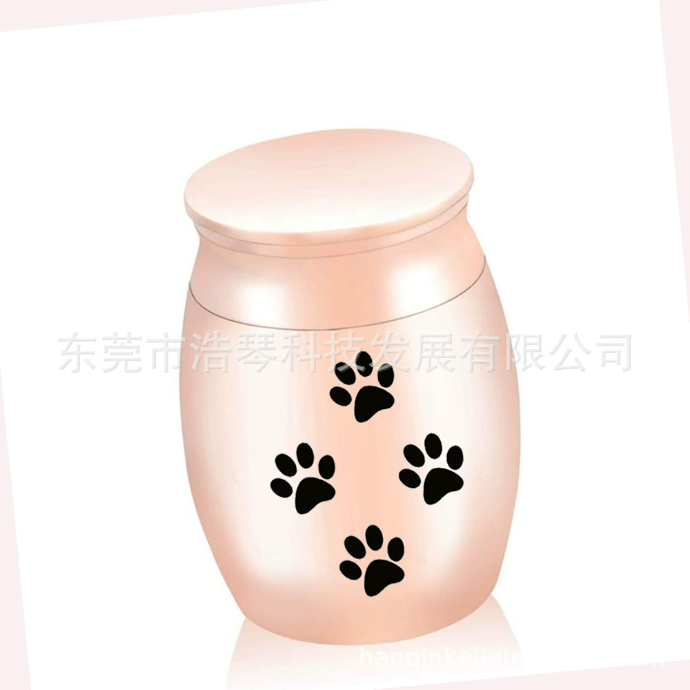 Домашнее животное урна Собака Лапа Печать Волосы Хранение зубов Мертвая урна Кошка Собака Похороны урна