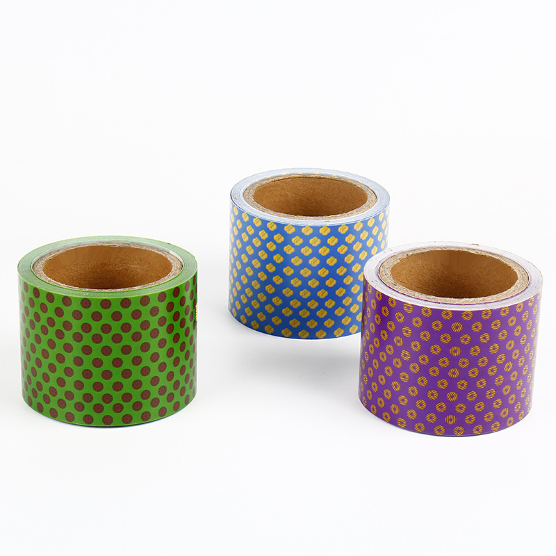 个性创意可生产卡通彩色卷筒印刷PE创可贴膜加厚膜量大从优