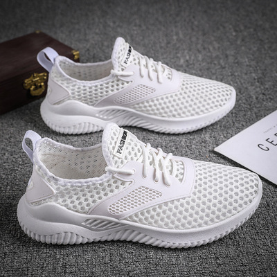 Stall Source of goods Trendy shoes 2020 summer Breathable shoes new pattern Net surface Casual shoes man Sporty Single shoes