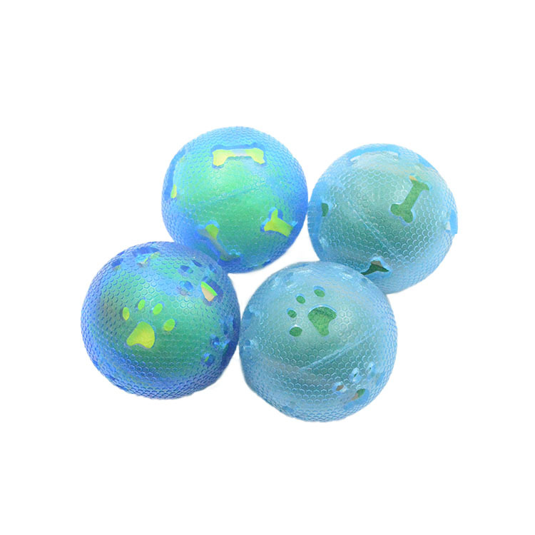 Transfronterizo nuevo juguete para mascotas TPR bola sólida de hueso hueco lanzando juguete de entrenamiento de perro molar interactivo resistente a los mordiscos image 3