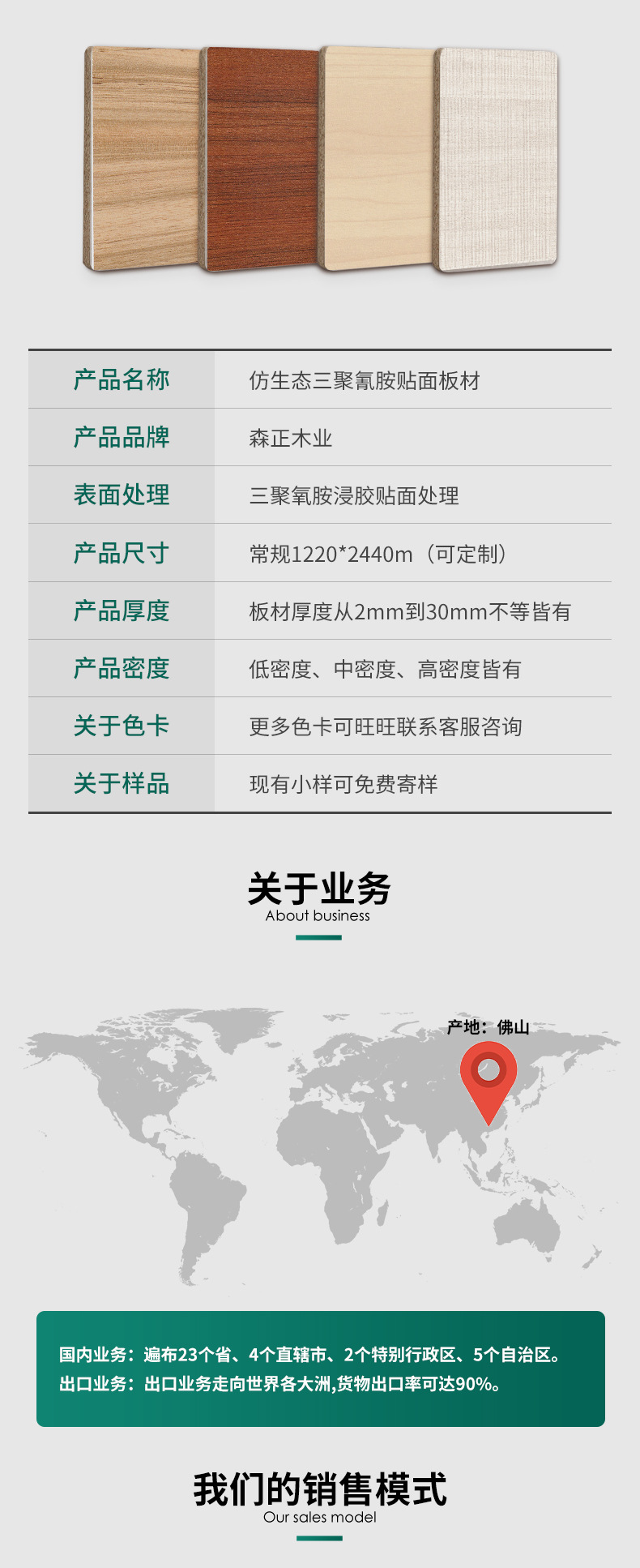 三聚氰胺板中密度纤维板贴面MDF家具相框背板优级板防潮免漆板-阿里巴巴