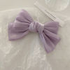 Brand black hairgrip with bow, fashionable hair rope, European style, internet celebrity, Korean style