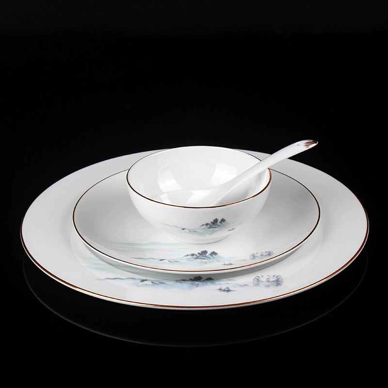 Посудный набор из bone porcelain для дома под китайский стиль повседневного использования керамические блюда, открытие подарков, подарки подарки подарки wholesale
