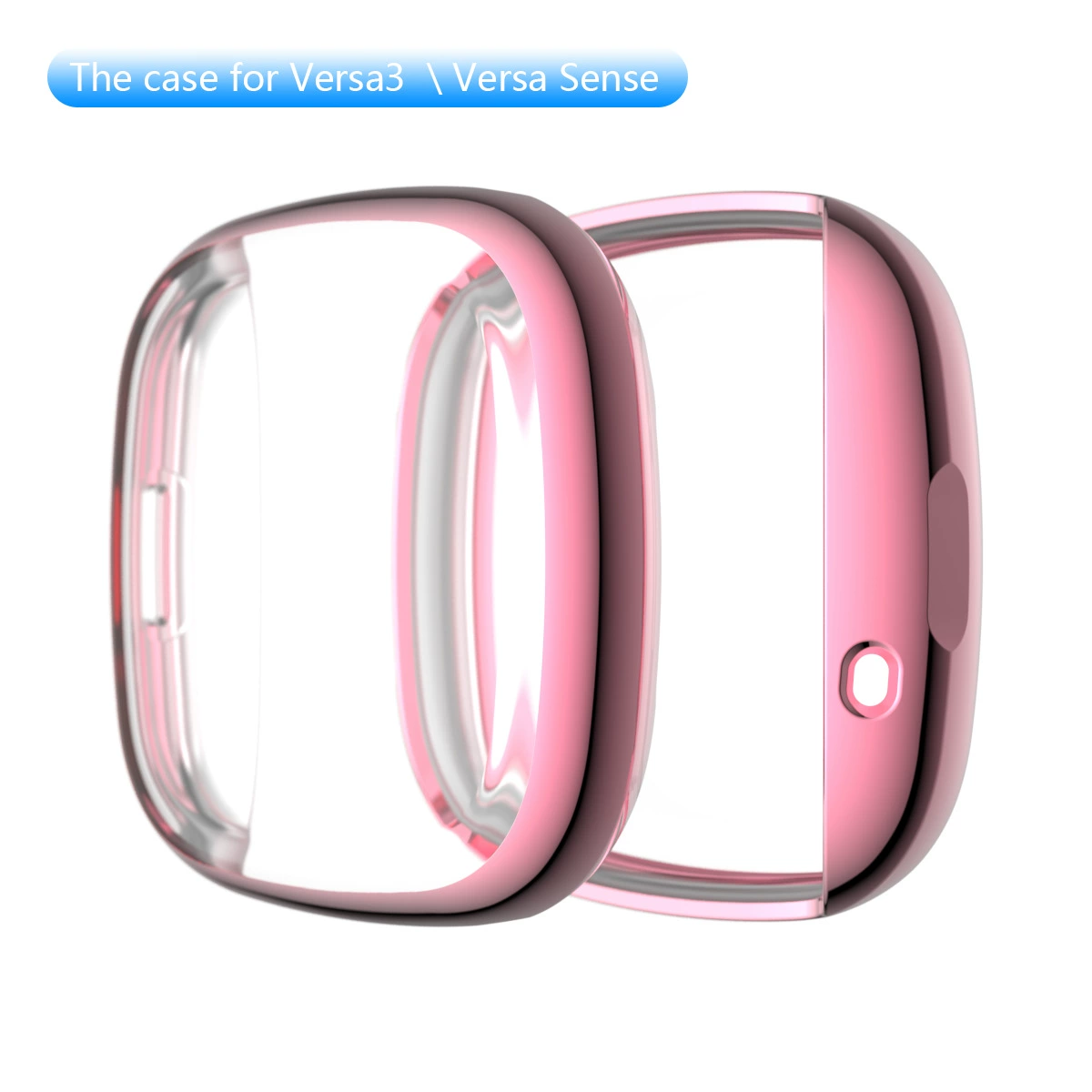 Совместимо с новым смарт-часами Fitbit Versa3 Sense, универсальная полная упаковочная коробка TPU с покрытием, все включено