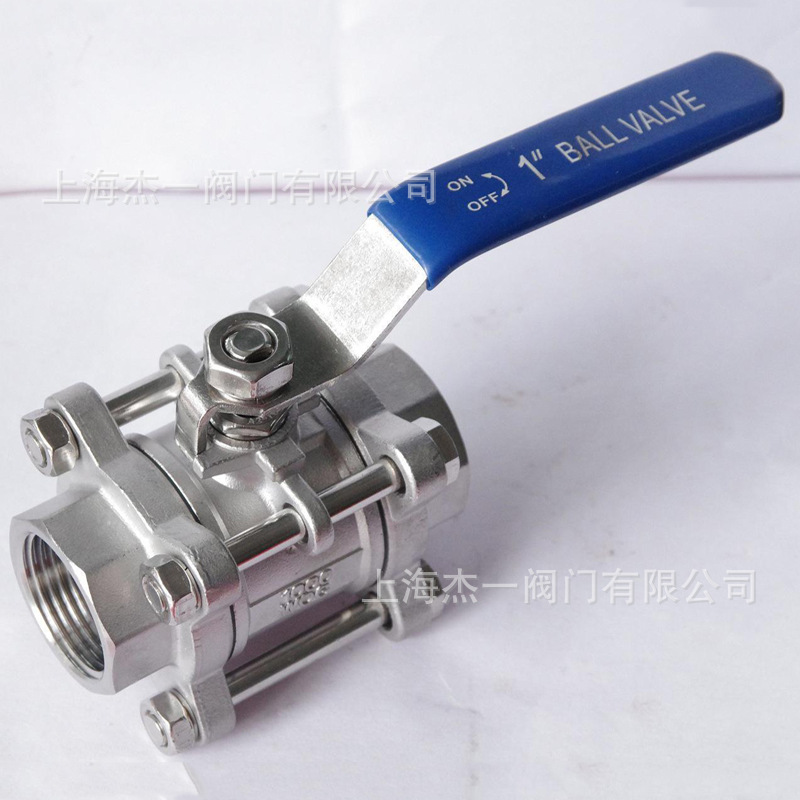 三片式内螺纹球阀 3PQ11F-64R 316不锈钢 CF8M 6.4Mpa 丝扣 重型