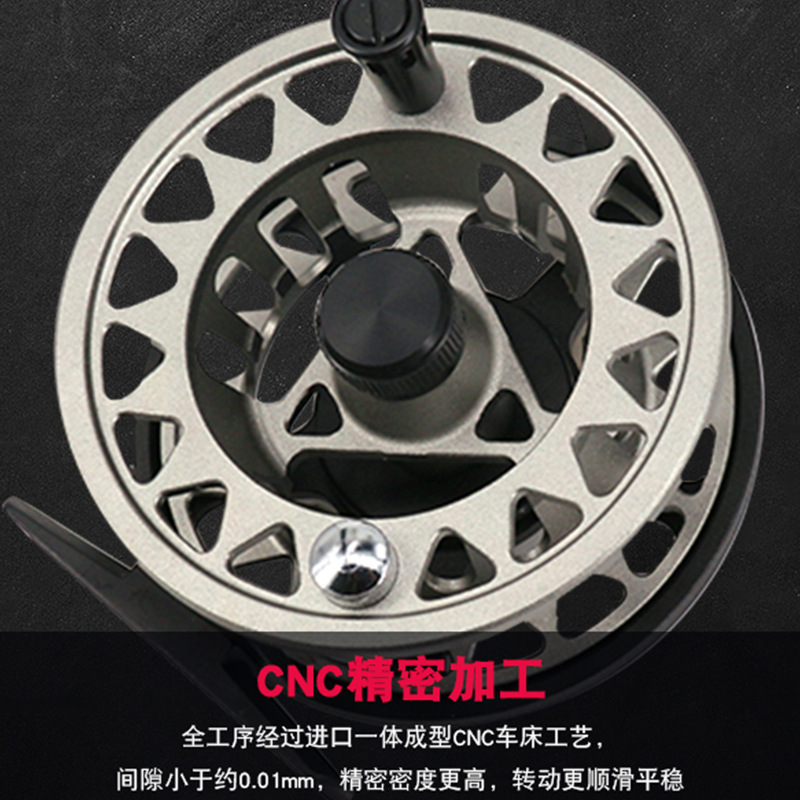 得趣渔具飞蝇轮Fly Reel渔轮欧洲钓鱼轮小巧轻量垂钓用品前打轮
