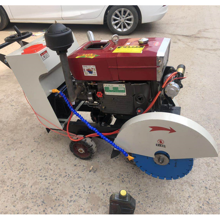 源头厂家水冷柴油马路切割机 电启动柴油切割机 马路切缝机