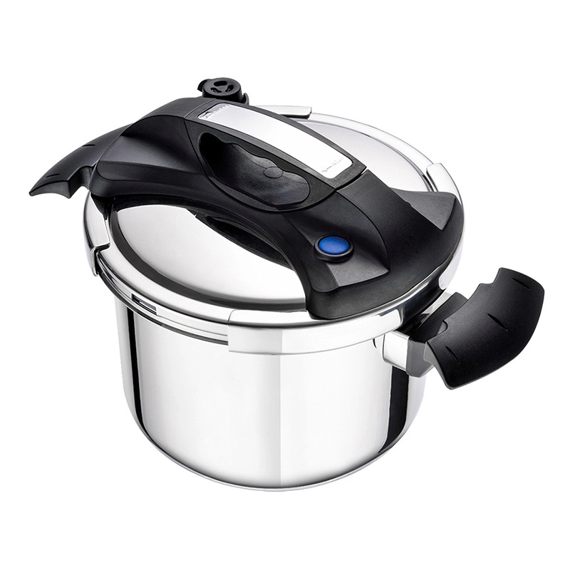 欧式304不锈钢高压锅 电磁炉燃气明火通用 大容量家用防爆压力锅|ru