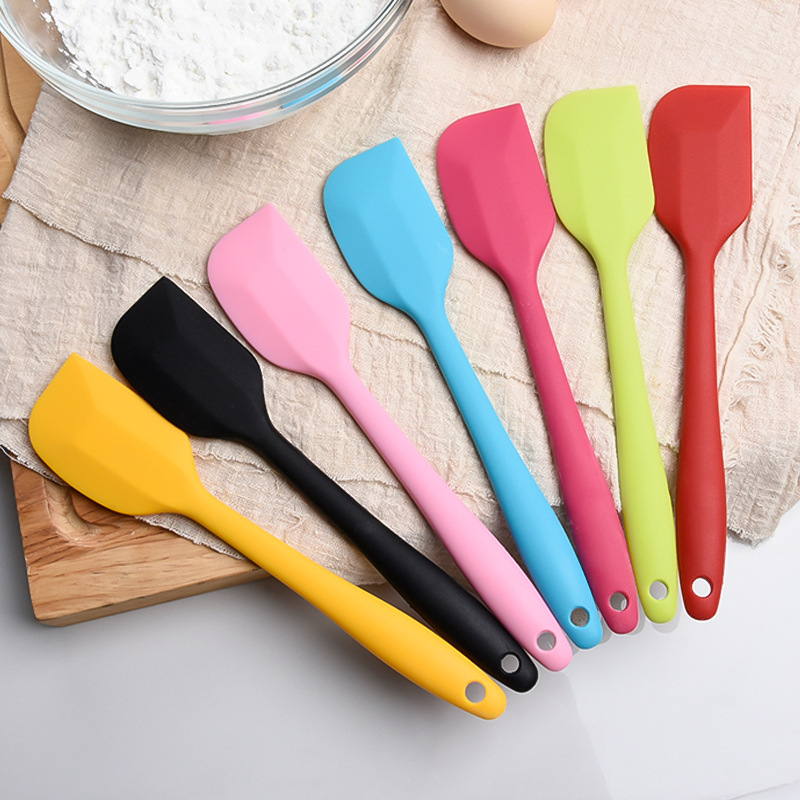 Small All-inclusive Silicone Spatula Integrated Butter Scraper Cake Cream Spatula Baking Tool