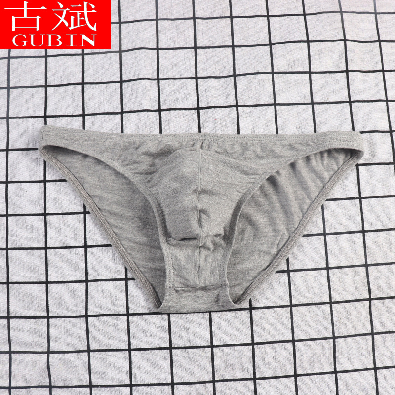 Factory Direct Supply men's underwear new low waist modal cotton sexy briefs youth breathable bikini men