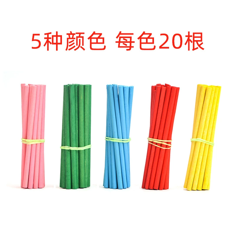 Деревянные counted sticks для детей, дидактические материалы по математике для начальной школы