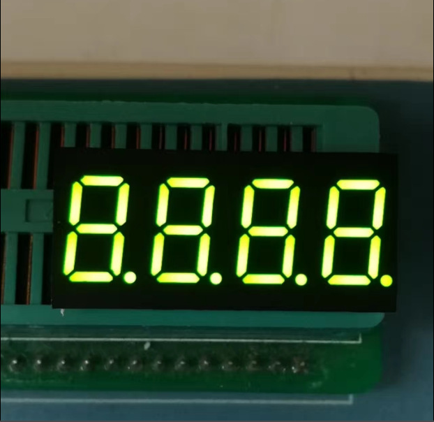 0.36英寸4位黄绿色数码管黄绿光 共阴3461AG 共阳3461BG 厂家直销