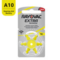 RAYOVAC 60个/包 助听器电池Zinc Air 10 / A10