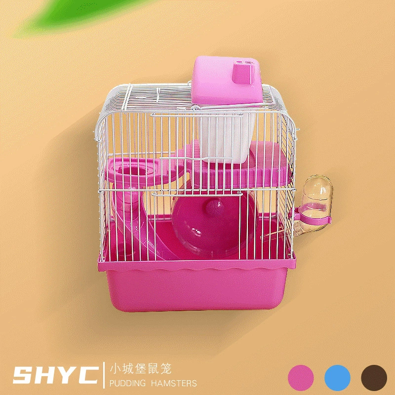 Shanghua Art Pet/роскошный маленький замок/клетка для хомяка/клетка для двойной виллы/гнездо для хомяка оптом