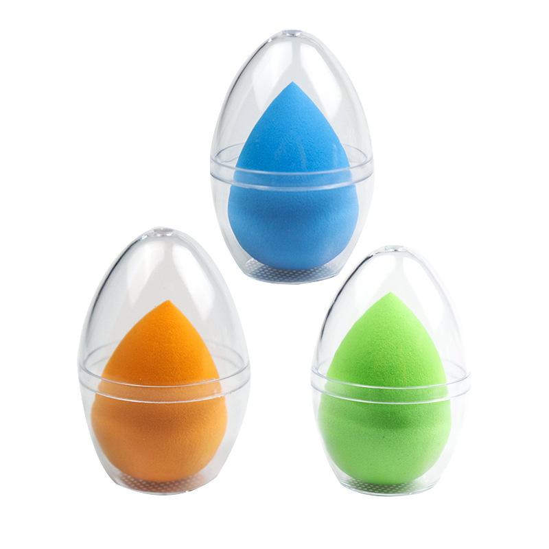 廠家直銷 葫蘆粉撲水滴彩妝蛋親水性非乳膠兩用帶包裝 跨境美妝蛋