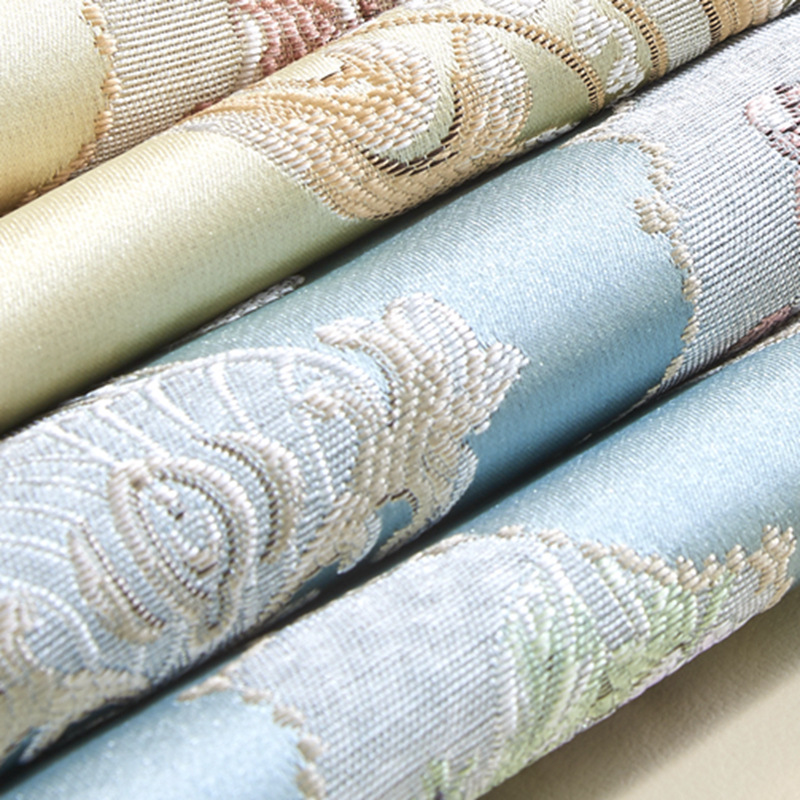 歐式高精密提花沙發墊貴妃全包後背巾四季通用組合沙發防滑布面料