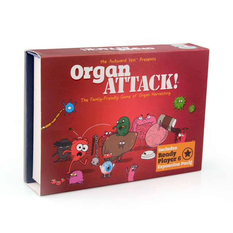 Organ Attacks Human organ Attack Card game A generation of fat