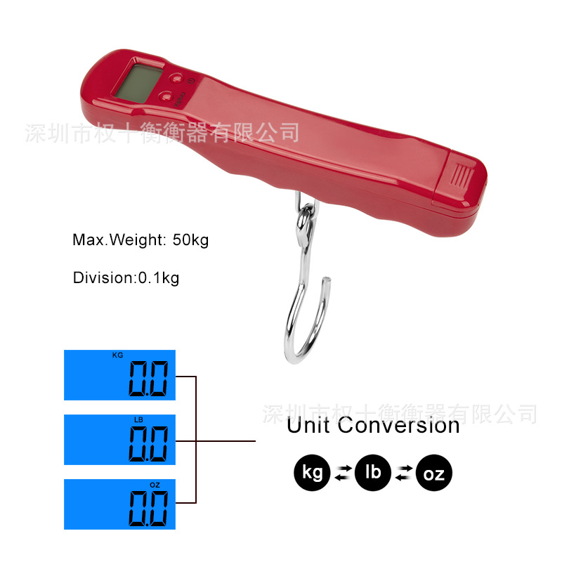 Best-selling products in overseas supermarkets Direct factory sales Electronic luggage scale Travel luggage smart scale with handle