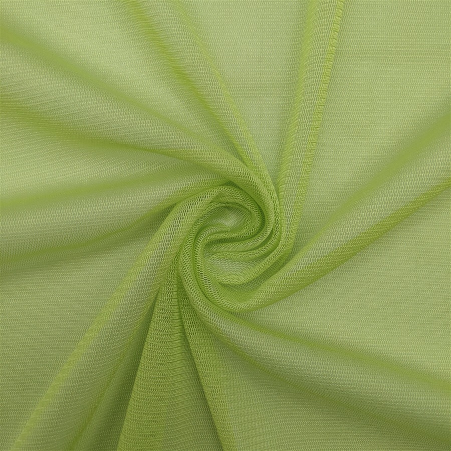 工厂直销 锦纶网眼布 40D尼龙有光六角底布 婚纱童裙服装辅料