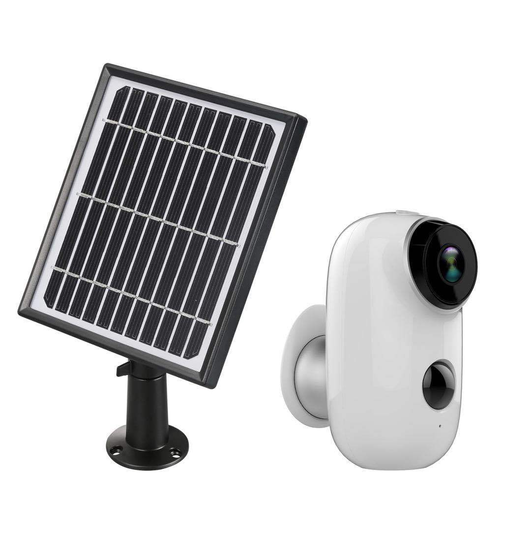 Solar Battery Network Camera, 1080P, 6000mAh Battery, IP65 Outdoor Waterproof