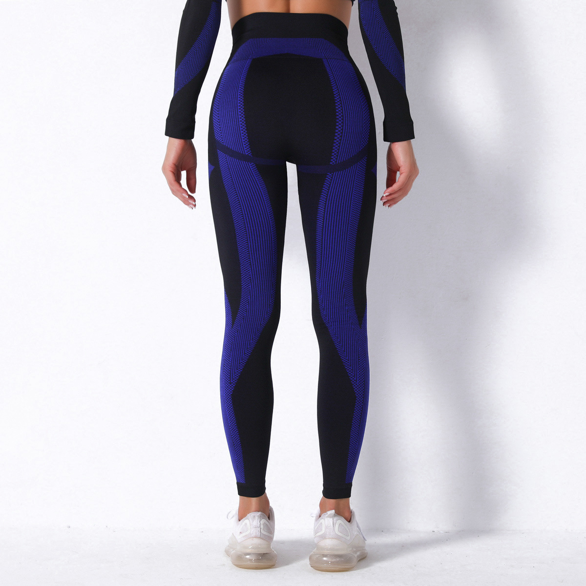 High-waisted hip-lifting elastic tight yoga pants NSLX12877