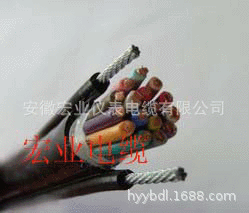 厂家供应铜芯电动葫芦电缆 RVVG加钢丝