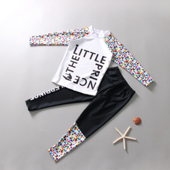 Korean diving suit for children, boys and girls, split long-sleeved jellyfish suit for middle-aged and older boys and girls, sun protection swimsuit suit